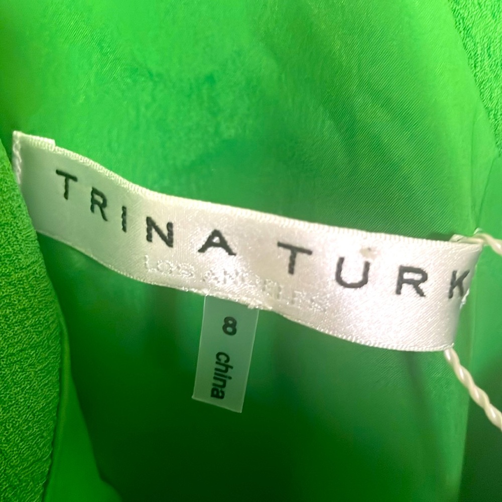 Trina Turk Green Halter Dress - Picture 3 of 8